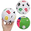 Bewinner Pallone da Calcio per Bambini Misura 2, Attrezzatura Sportiva da Calcio per Bambini all'aperto - PVC, Resistente, Inodore, Numero Bianco