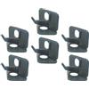 Toddmomy Set di 6 Supporti per Freccia in ABS Nero autoadesivi per tiro con Arco ricurvo Mano Destra compatibili con bersagli