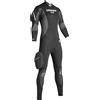Cressi Ice Lady, Muta Semistagna Monopezzo in Premium Neoprene 7mm, Nero/Grigio, L/4