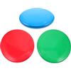 TOYANDONA 3 Pezzi Disco da Gioco, Set di Flying Disc, PE, Resistente alle Intemperie, Portatile, per Adulti e attività di Lancio e Presa All'aperto, Giochi in Giardino