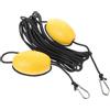 DIYEAH Corda di Ancoraggio Galleggiante per Kayak e Canoa, Corda Marina in Nylon 2 in 1 con Palla Boa, Gancio in Acciaio Inox, per attività Marine e Pesca