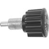 VICASKY Vite per Cyclette Manopola di Ricambio in ABS Nero, Filettatura 16 mm, Accessorio per Home Gym e Palestra Commerciale, Montaggio Semplice