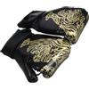 SEWOART Guanti da Boxe per Guanti Kickboxing Neri Fori D'aria per Sparring e Training Thai