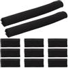 Luxshiny 20 Pezzi Chain Wrapping Bike Chain Cover in Neoprene Nero, Protezione Catena per Bici, Leggero, Anti-Usura da Contatto la Catena, per Bike e Cycle, Travel e Outdoor Adventures