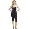 BILLABONG Synergy 2026 - Muta da Donna con Zip sul Petto, 4/3 mm, Colore: Grigio Viola