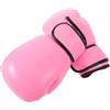 SAFIGLE Guanti da Boxe, Guantoni da Boxe per Allenamento Giovanile, 8 Oz, Rosa, in Spugna e Pelle Pu, per Allenamento Arti Marziali e Mma