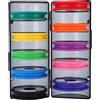 Garneck Imbobinatore per Mulinelli Pesca Custodia in Silicone e ABS Resistente all'Usura, Organizer Antiscivolo per Bobine da Pesca e Lenza Colore Casuale