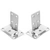 MUSISALY Supporto Tavolo Rimovibile in Acciaio Inox, Asta di Supporto Staccabile Heavy Duty, Interasse 69,3/34,6/31,6/25mm, Argento, per Tavoli e Mensole su Yacht e Camper
