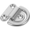 JEWEDECO Anello di Fissaggio Nautico in Acciaio Inox, Argento