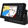 TRDEWR Plotter Cartografico GPS Marino IP66 da 7 Pollici 4-in-1 con Ecoscandaglio Fish Finder Integrato AIS Navigazione Precisa