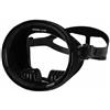 LOVIVER Maschera Subacquea Maschera Occhialini Visiera Schermo Facciale con Lente Chiara Rinforzata Antifog E Telaio in PC Aderenza Morbida in Silicone Senza , Nero