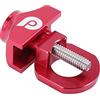 Remingtape Tendicatena per bicicletta, piastra in lega di alluminio, vite di chiusura per bicicletta a velocità singola, per BMX Fixie Bike, colore rosso
