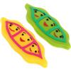 Luxshiny 2 Pezzi Smorzatore per Racchetta da Tennis Peasecod, Ammortizzatore per Corde, Silicone, Assorbimento Urti, per Racchetta e Corde, Competizione e Interni