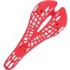 Generico Sella da Bicicletta Mountain Bike in Plastico Rosso, Design Semplice | Facile da Installare, Stabile in Uso, per Ciclismo su Bici e Mountain Bike