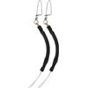 VILLCASE 2 Pezzi Corda Elastica da Pesca Subacquea Bungee Line per Pesca Fiocina Nero Acciaio Inossidabile e Ottone Riduce Rinculo in Acqua Dolce e Mare Profondo