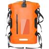 APLVFFZH Zaino Impermeabile Zaino Sport Borsa da Trekking Borsa da Viaggio Borsa Multiuso con Chiusura Arrotolabile con Fibbia Struttura in PVC Tasca con, Arancione, Arancione, 30L