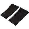 USHOBE Calze Copri Parastinchi da Calcio 1 Paio Nero in Nylon per Adulti | Ergonomic Design, Protects Calves And Shin-bones, Back To School Party