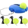 GATHINESS Tennis Trainer Rebounder Set Attrezzo per Allenamento Tennis con Pallina ad Alto Rimbalzo e Base Antiscivolo in Plastica per Principianti Outdoor
