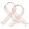 Totority Nastro Elastico Rinforzato per Scarpette da Ballo Rosa 2 Pezzi, Banda in Gomma Elastica per Prevenire Infortuni, per Jazz e Varie Scene di Danza