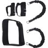 Vaguelly Vertical Resistance Bands da Allenamento Basket, Attrezzatura Resistente all'Uso, 1 Set, Nero, Neoprene, per, per Allenamento Basket e Salto