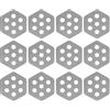 Shntig 12pack Esagonale Tavole Da Surf Trazioni Pad Surf Deck Grip Tavola Da Surf Schiuma Antiscivolo Forte Surf Accessori Antiscivolo Wakeboard Accessorio