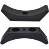 alloneslife 2 pezzi staffa di stoccaggio per manubri stabile cuscino leggero configurazioni semplici protezioni per pavimenti organizzatori di pesi manubri selle supporto rack attrezzature palestra