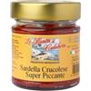 sapori mediterranei Sardella Crucolese Super Piccante Calabrese 200 g - Box Giù in Calabria - Specialità Artigianale di Crucoli, Conserva di Sardine e Peperoncino, Prodotto Tipico Calabrese