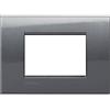 Bticino Living Light - Placca per interruttore, 3 bottoni, LNA4803AC