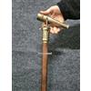Fatto a mano Bastone da passeggio vintage vittoriano con manico telescopio ottone spyglass...