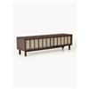 Westwing Collection Mobile TV con frontali in rattan Echo -