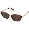Max Mara Miller7 MM0162 52E | Occhiali da Sole Graduati o Non Graduati | Metallo | Cat Eye | Marrone, Havana | Adrialenti