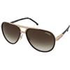 Carrera Carrera 1076/S OIT/D6 | Occhiali da Sole Graduati o Non Graduati | Prova Online | Metallo | Pilot | Nero, Oro | Adrialenti