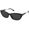Dsquared2 D2 0209/G/S 807/IR | Occhiali da Sole Graduati o Non Graduati | Plastica | Cat Eye | Nero | Adrialenti