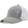 Hatwell Christian Pastor Trucker Cap Regalo per uomo e donna, cappello da baseball ricamato con croce di Gesù