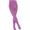 FALKE Family K Ti cotone sostenibile tinta unita 1 pezzo, Collant Unisex Bambini, Rosso Lipstick 8350, 152-164