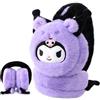 Roffatide Cartoon Kuromi Orecchie Muffs Inverno Donne Uomini Morbidi Orecchie Carine Coperture Dell'orecchio Tempo Freddo Fluffy Scaldabagno Fascia Accessori Invernali Pieghevoli Orecchie Fluffy