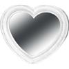 Specchio Queen style cuore 45x40x3,5 cm