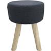 Sgabello antracite 30x30xH40 cm