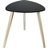 Tavolino in mdf nero 38,5x38,5xH40 cm