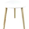 Tavolino in mdf bianco 38,5x38,5xH40 cm