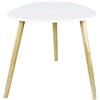Tavolino in mdf bianco 48x48xH46 cm