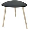 Tavolino in mdf nero 48x48xH46 cm