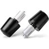 SPVPUPRMNN Motociclo Per MOTO Per GUZZI V85TT V 85 TT V85 TT 7/8 22mm Tappo Terminale Manubrio Moto In Lega Manubrio Tappo Impugnatura(Nero)