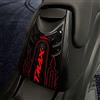 Resin Bike Adesivi Scooter Compatibile con Yamaha Tmax 500 T-max 530 2008-2016. Protezione Sportello Serbatoio e Tunnel Centrale Antigraffio e Antiurto. Adesivi Resinati 3D Nero e Rosso