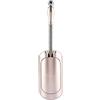 Fdit Scopino WC in acciaio inox Impugnatura per WC in acciaio inox Spazzola e portautensili Home Hotel Bagno Set strumenti pulizia(Oro Rosa)