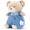 Trudi Orsetto con Vestito Azzurro Peluche e Doudou per Neonati. Orsacchiotti Baby per Bambini. Regalo Neonato Primi Mesi | 12x18x11cm Taglia S | Baby Star | Modello 18174