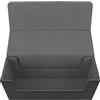 POENVFPO Scatola Porta Carte Collezionabili, Custodia Organizer in Pelle PU con Chiusura Magnetica per 250 Carte per Carte Collezionabili Tarocchi (Interno Grigio)