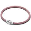 PANDORA Moments 594530C01-S3 - Braccialetto con cordoncino, in argento Sterling, 20 cm, colore: rosa brillante