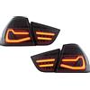 KITT Lightning Fanali posteriori LED per BMW Serie 3 E90 LCI 09-11 Fumo Dynamic Lights