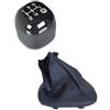 AUTOKIT POMELLO +CUFFIA LEVA CAMBIO MARCE COMPATIBILE con FIAT PANDA III 312 319 Benzina
